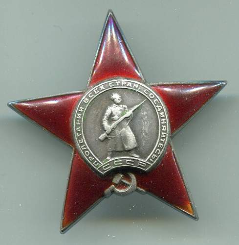 Order of the Red Star, #138432, Kalinin Front
