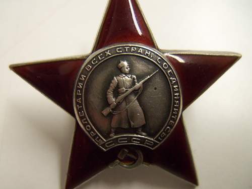 Order of the Red Star 133160...Fake?