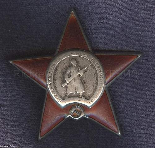 Order of the Red Star, Nr. 851362
