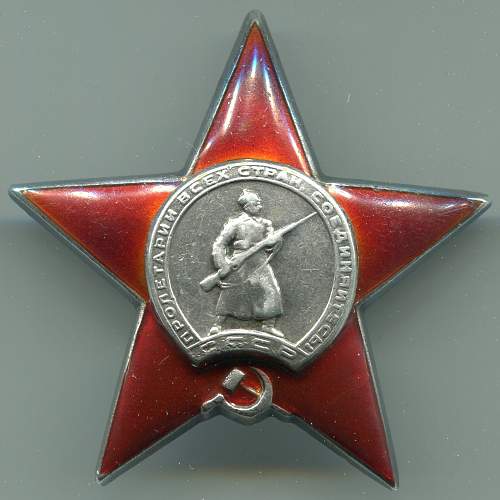 Order of the Red Star, #297558, Reconnaissance Squad Leader