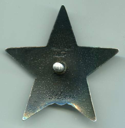 Order of the Red Star, #414378, Platoon Leader/Penal Company