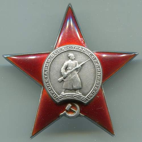 Order of the Red Star, #273565, Tank Commander