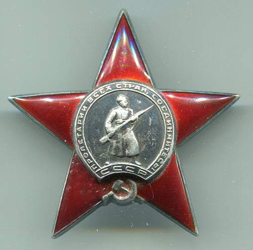 Order of the Red Star, #134330, 2nd Ukrainian Front