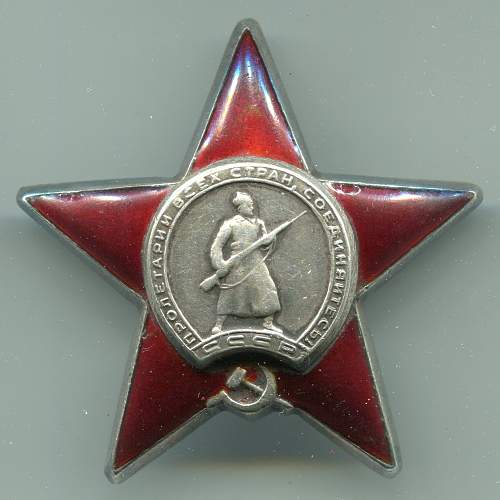 Order of the Red Star, #2027382, Dental Technician, Pacific Fleet