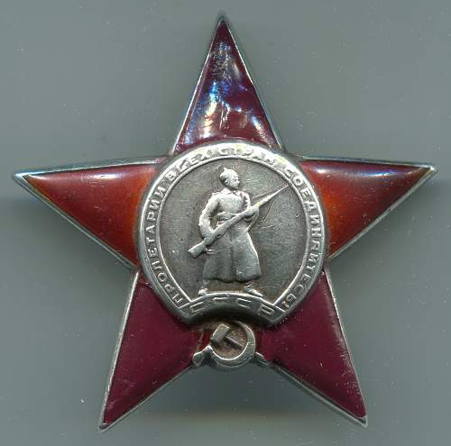 Order of the Red Star, #56311, Squad Commander, 810th Rifle Regiment, 394th Rifle Division