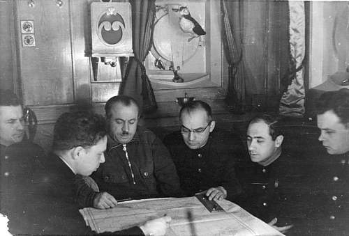 Order of the Red Star, #12107, Under-study Captain Icebreaker &quot;I. Stalin&quot;, Arctic Rescue, 1940