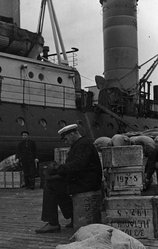 Order of the Red Star, #12107, Under-study Captain Icebreaker &quot;I. Stalin&quot;, Arctic Rescue, 1940