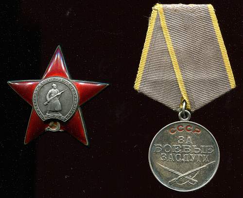 Order of the Red Star, #977786, Rifle Platoon Commander, 330th Guards Red Banner Rifle Regiment