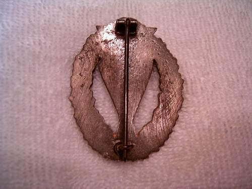 WWII german NSFK balloon badge pin button