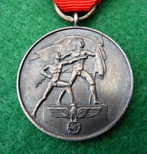 Medaille zur Erinnerung an den 13. März 1938