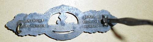 U-Boat clasp in bronze