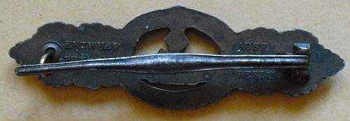 U-Boat clasp in bronze