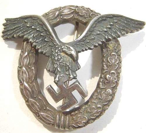 Pilot Badge Fake Gallery