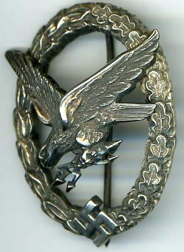 Radio Operator - Air Gunner Badge Fake Gallery: