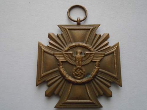 Dienstauszeichnung der NSDAP 25 Jahre - Long Service Award of the NSDAP 25 Years