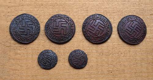 NSDAP badge factory rejects