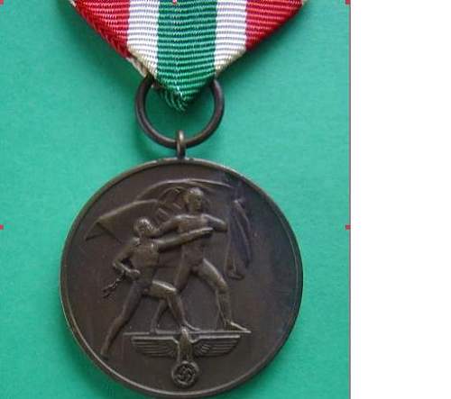 Medaille zur Erinnerung an die Heimkehr des Memellandes