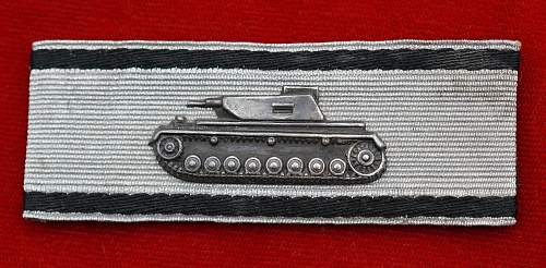 Panzervernichtungsabzeichen in Silber Type 1