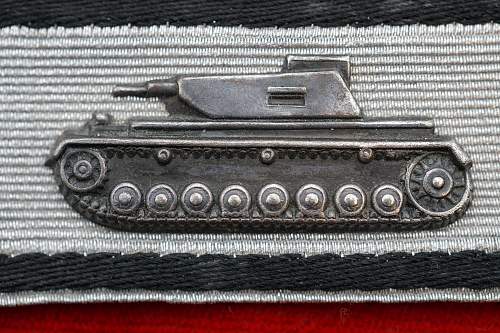 Panzervernichtungsabzeichen in Silber Type 1