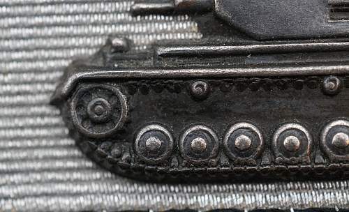 Panzervernichtungsabzeichen in Silber Type 1