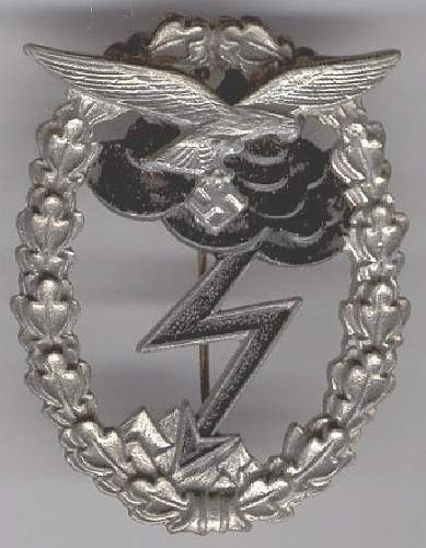 Luftwaffe Erdkampfabzeichen - Ground Assault Badge Fake Gallery