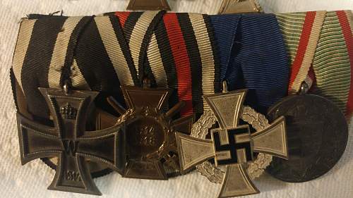 Four piece medal bars