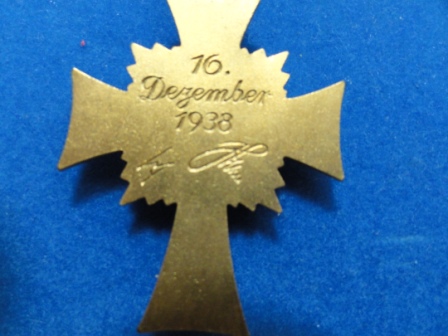 Ehrenkreuz der Deutschen Mutter / Cross of Honour of the German Mother - 1st(?) class
