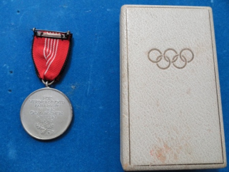 1936 German Olympics Silver Medal in orig box