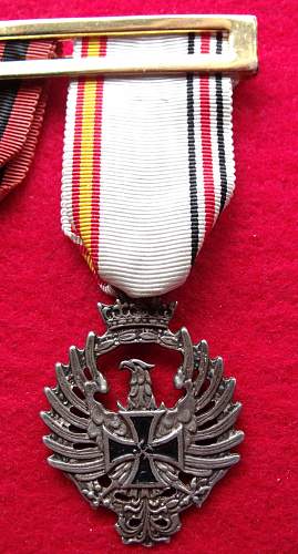 Division azul medal