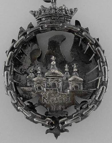 Division azul medal