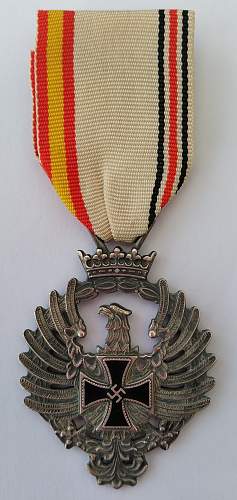 Division azul medal