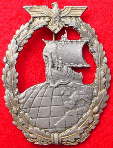 Auxiliary Cruiser Badge Fake Gallery