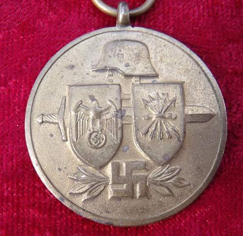 Division azul medal