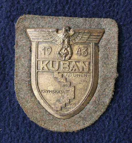 Please give me your opinion on this KUBAN shield