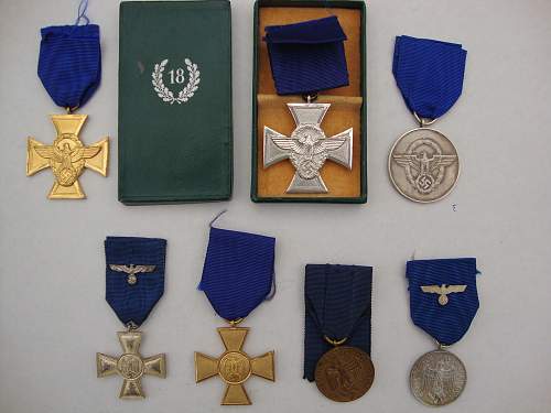 Medals and badges collection