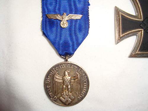 Heer 4 year Long Service medal