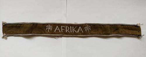 Ärmelband Afrika - Africa Cuff Title.