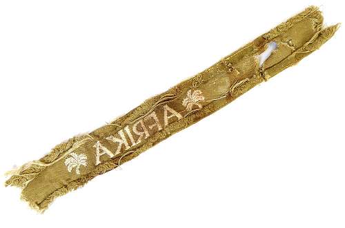 Ärmelband Afrika - Africa Cuff Title.