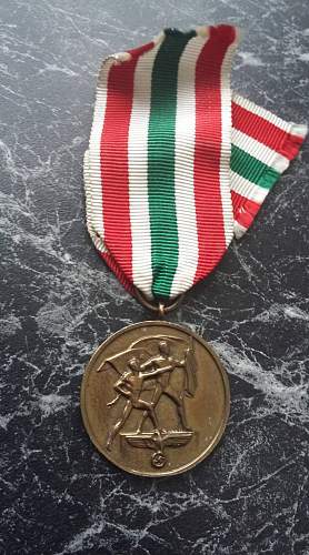 Medaille zur Erinnerung an die Heimkehr des Memellandes genuine?