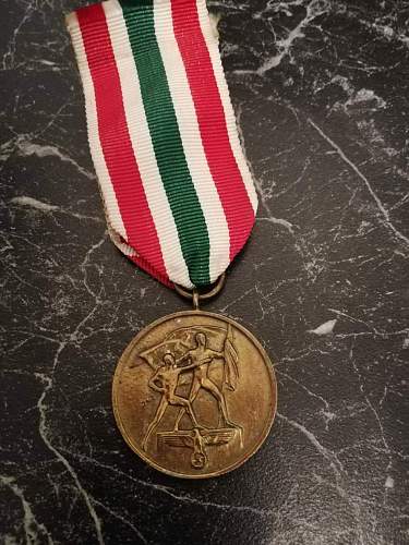 Medaille zur Erinnerung an die Heimkehr des Memellandes genuine?