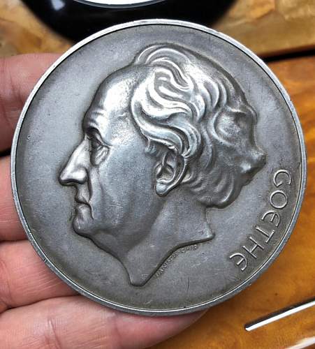 1932 German Swastika Goethe Medal for Science (internet 2900$ prices)