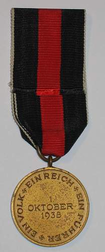 Sudeten medal. Good or bad?