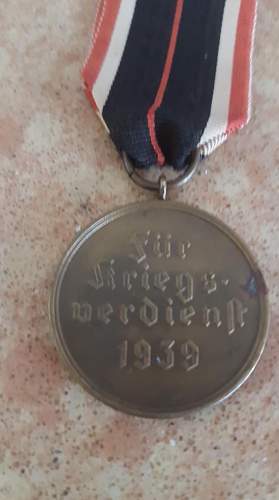 Medal For War Merit 1939 (Für Kriegsverdienst)