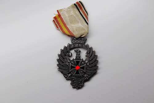 Spanish Blue Divison MEDALS &quot;Rusia 1941&quot; + &quot;Voluntarios en Russia&quot;