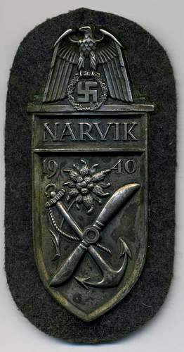 Luftwaffe Type I Narvikschild