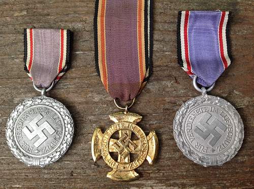 Luftschutz-Ehrenzeichen Set ( Civil Defense Decoration 1938