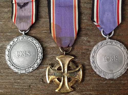 Luftschutz-Ehrenzeichen Set ( Civil Defense Decoration 1938