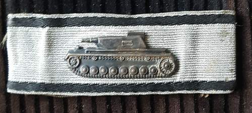 Panzervernichtungsabzeichen in Silber - Tank Destruction Badge in Silver