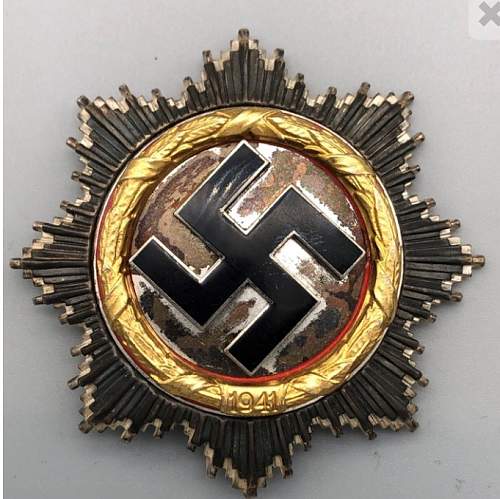 Deutsches Kreuz in Gold