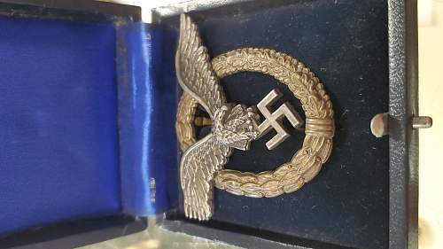 Flugzeugführerabzeichen - Luftwaffe Pilots badge - What do you guys think?